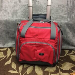 Eagle Creek Red Rolling Carry On Suitcase Luggage Bag Travel Organizer